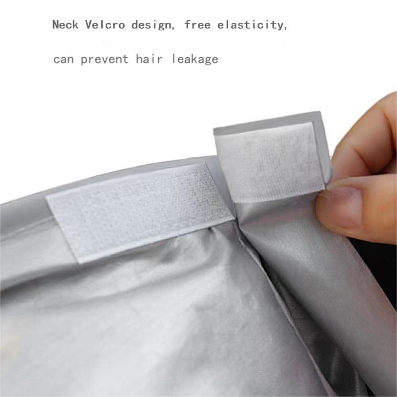 Product Introduction of DIY Hairdressing Cloak Umbrella Cloak Hairdressing Cloak Shaving Cover Hairdressing Apron Household Cleaning Protective 37