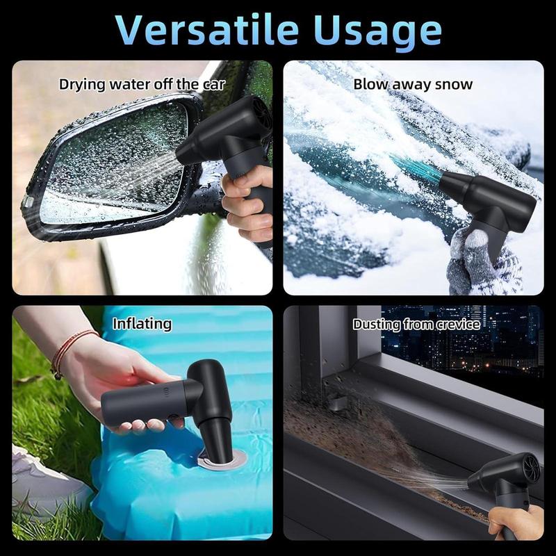 USB Rechargeable Electric Air Duster, 3-speed Wind Speed Up To 180000RPM Electric Air Blower, Adjustable Cordless Blower for Home & Car 7