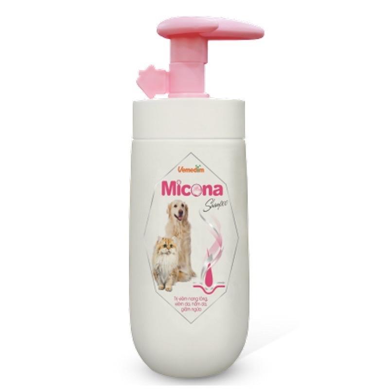 Sữa tắm micorna ngăn ngừa nấm viêm da cho chó mèo 5