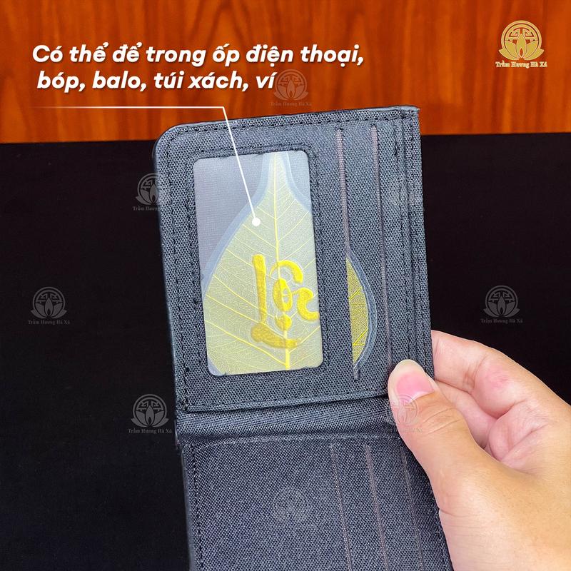 Lá bồ đề bỏ ví ốp điện thoại bóp balo túi xách ví của Trầm Hương Hà Xá Decor Decor Phòng Trang Trí Nhà Decor 4