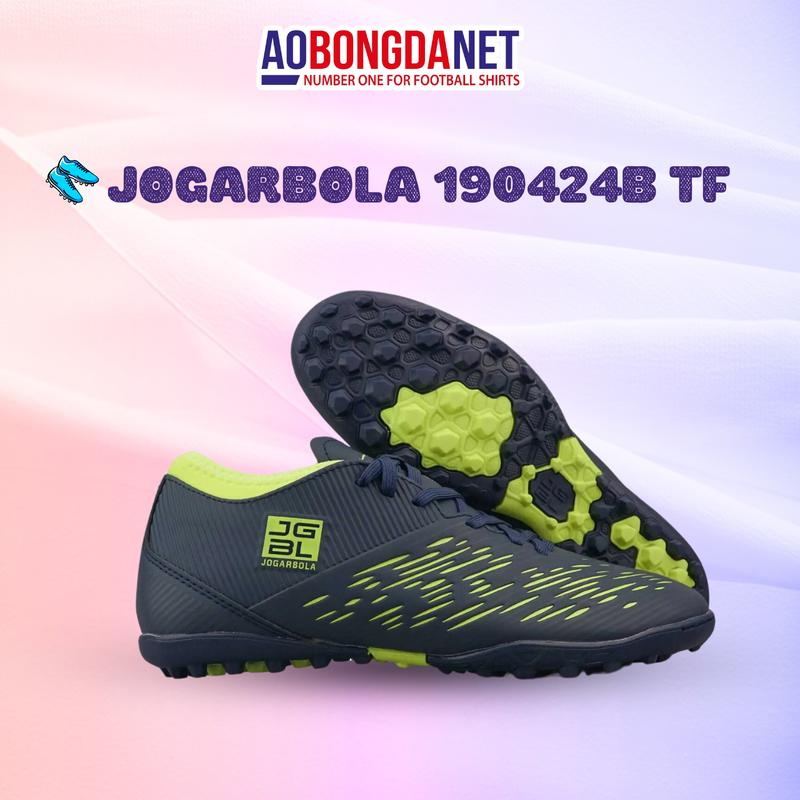 Giày Bóng Đá Jogarbola 190424B Chính hãng, Giày Đá Banh Sân Cỏ Nhân Tạo, Đế Đinh TF Chống Trơn Trượt Tốt Hoạ Tiết Nổi Bật Sneaker Sport Giày Thể Thao Tập Thể Dục