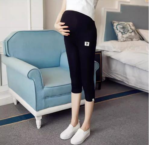 Quần leging ngố bầu, quần leging bầu mèo, có chun chỉnh bụng, có đáp bụng, co giãn nhẹ mát