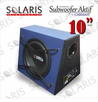 Gambar SUBWOOFER AKTIF 10 Inch BASSTUBE Carman CM-1011 - Biru dari Solaris Electronic Kota Administrasi Jakarta Barat 4 Tokopedia