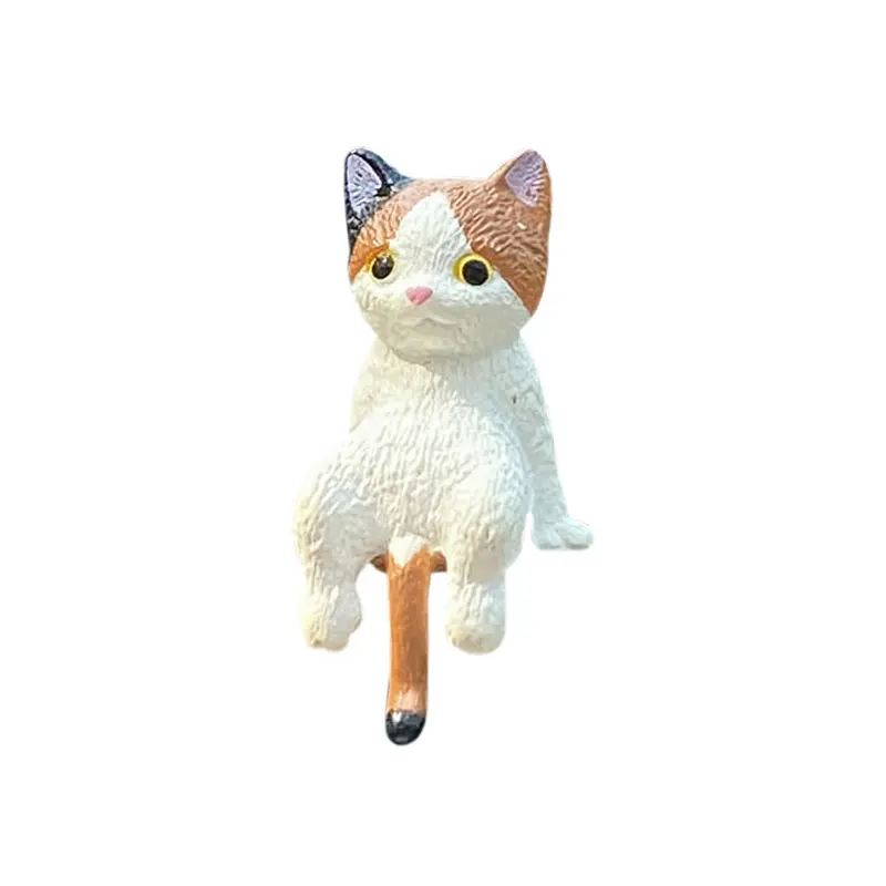 New Cute Car Center Console Decoration Ornaments Kitten Action Figure Auto Dashboard Rearview Mirror Decoration Car Accessories