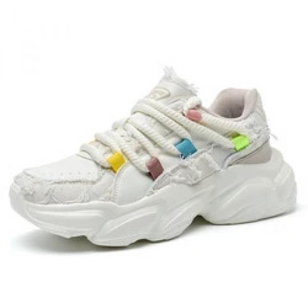 Anpassa Dammode Läder Sport Promenader Sneakers Chunky Höjd Ökad Hiss Fritidslöpare Skor för män Tränare Träning_voghion.com