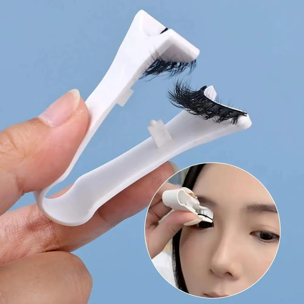 Magnetic False Eyelashes Extension Applicator False Eyelash Tweezer Curler Clip Clamp Makeup Tools With 3D Mink Eyelash Cosmetic