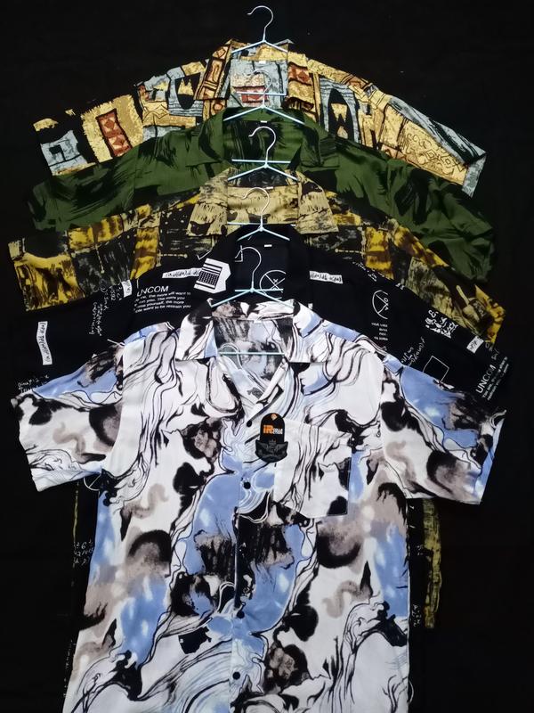 Kemeja Vintage Pria Baju Hawai Rayon Motif Kekinian Distro 3