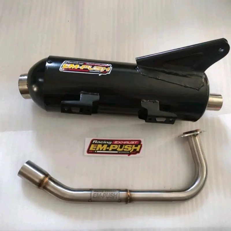 Knalpot Kondoman Beat, Scoopy Karbu Fi, Genio, Deluxe, Empush Racing Exhaust inlet 38 0