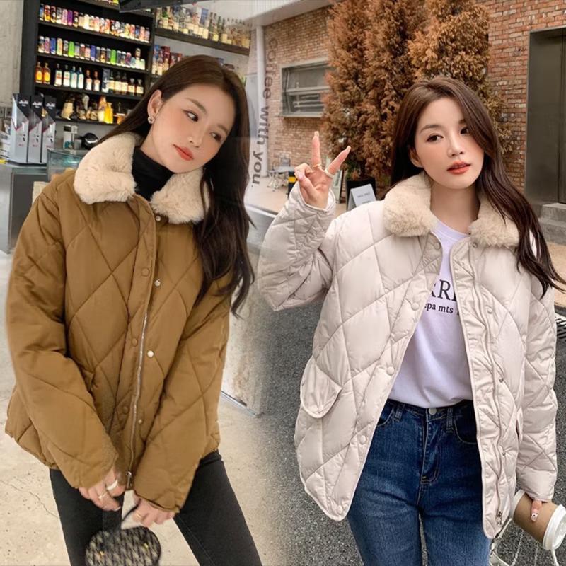 ￼AP01 ÁO PHAO CỔ LÔNG TRẦN BÔNG QUẢ TRÁM SIÊU XINH HÀNG QUẢNG CHÂU Nữ Top Women