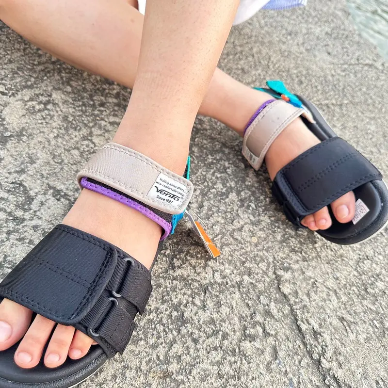Sandal vento nữ chính hãng Avatar SD10112w DéP Cao Su GiàY Quai Hậu Đế Bằng Shoes 8