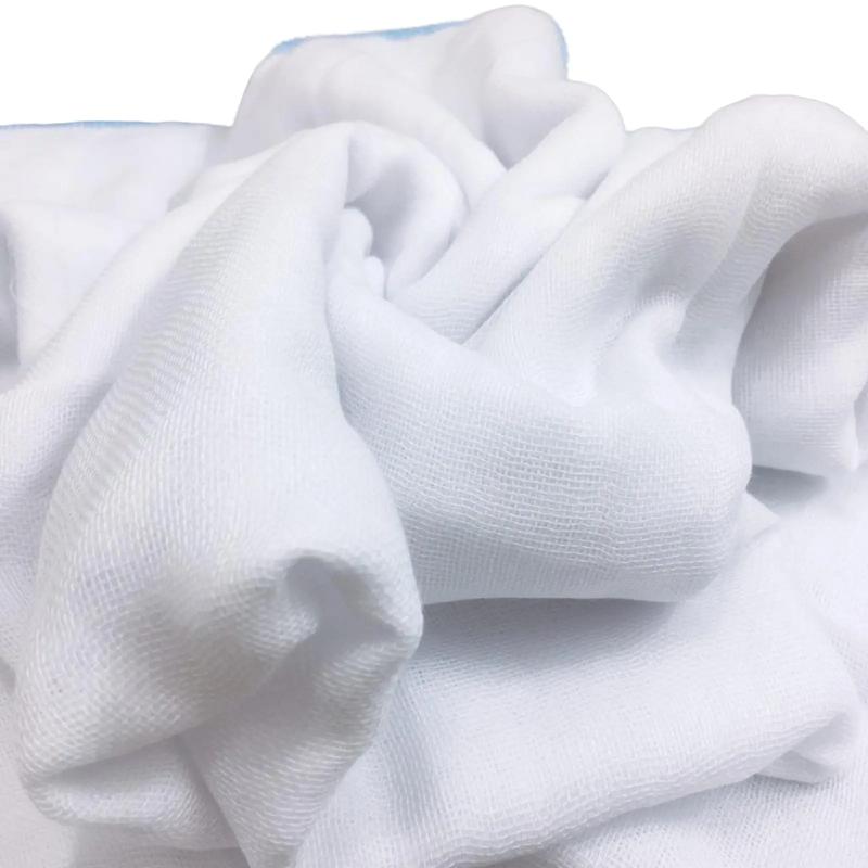 Combo 5 Chiếc Khăn Tắm Xô Trắng 6 Lớp Size 70x70cm Cho Bé Sơ Sinh Trai Gái ( Có Lẻ 3 Chiếc Khăn ) Voi