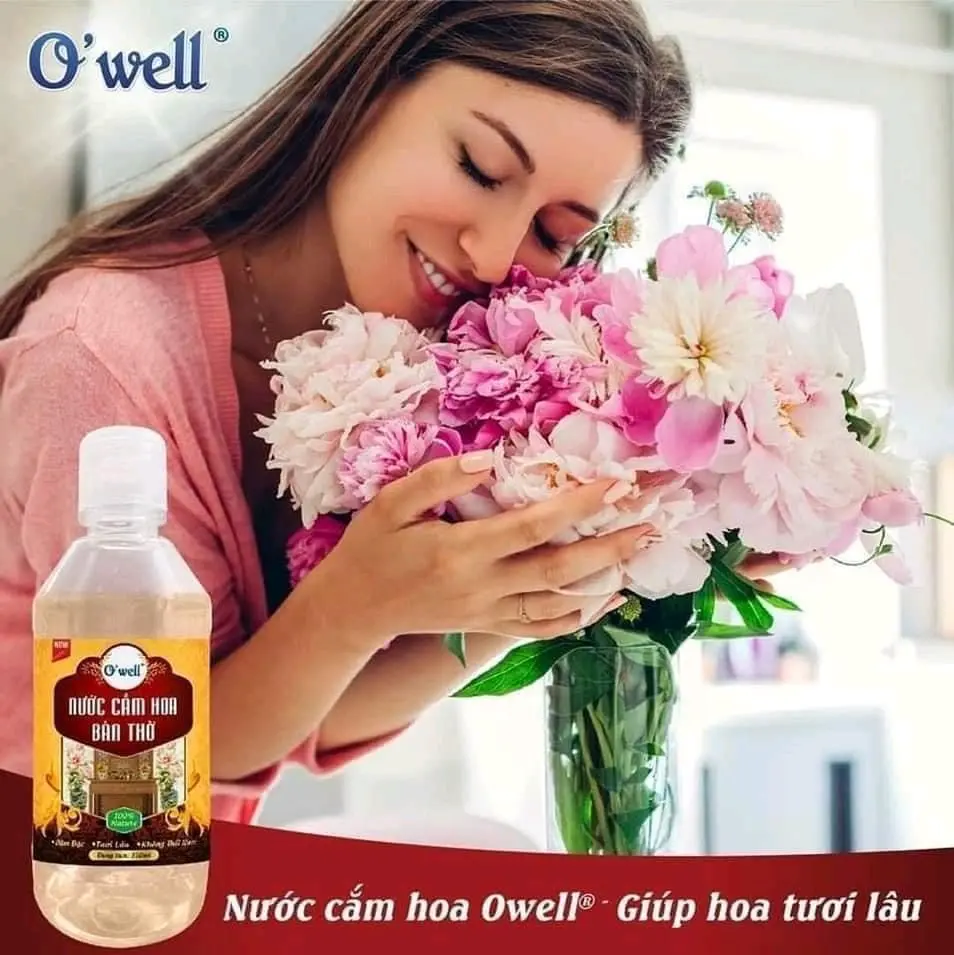 Nước Cắm Hoa Owell Giữ Hoa Tươi Lâu - Dùng Được Rất Lâu Perfume Cosmetic