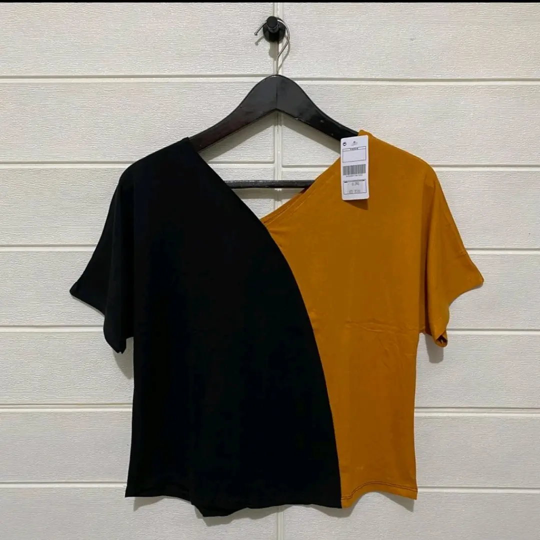 Kaos kombinasi oversize