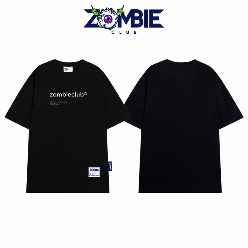 Áo Thun Zombie Club, Logo Basic ss1 Unisex cotton 100% Chính Hãng