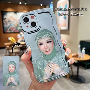 Case custom Request foto sendiri Gelombang transparan (PS-61) cocok untuk type hp 0ppo viv0 s4msung inf1nix r3alme r3dmi iph0ne Handphone Lentur Softcase Silikon