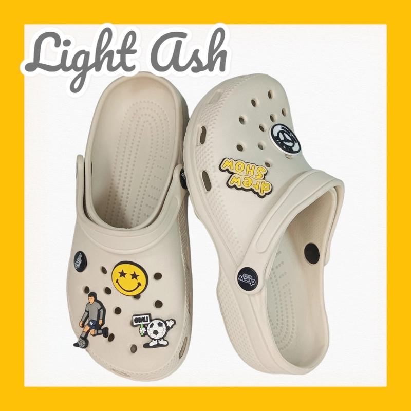 Product Introduction of [drewshow] 7842 Classic sandal lightweight and breathable summer slides shoes for men and women Footwear Comfort Casual ADD SIZE White slippers 7