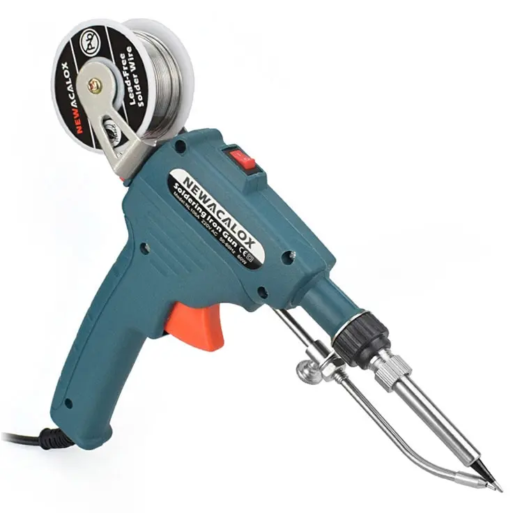 SOLDER TEMBAK Otomatis Solder Tembak 60 watt Solder Tembak Listrik Solder Tembak Otomatis Murah Solder Timah Otomatis Solder Timah Portable Solder Dudukan Timah Solder Iron Automatic Tin Gun 60W 0