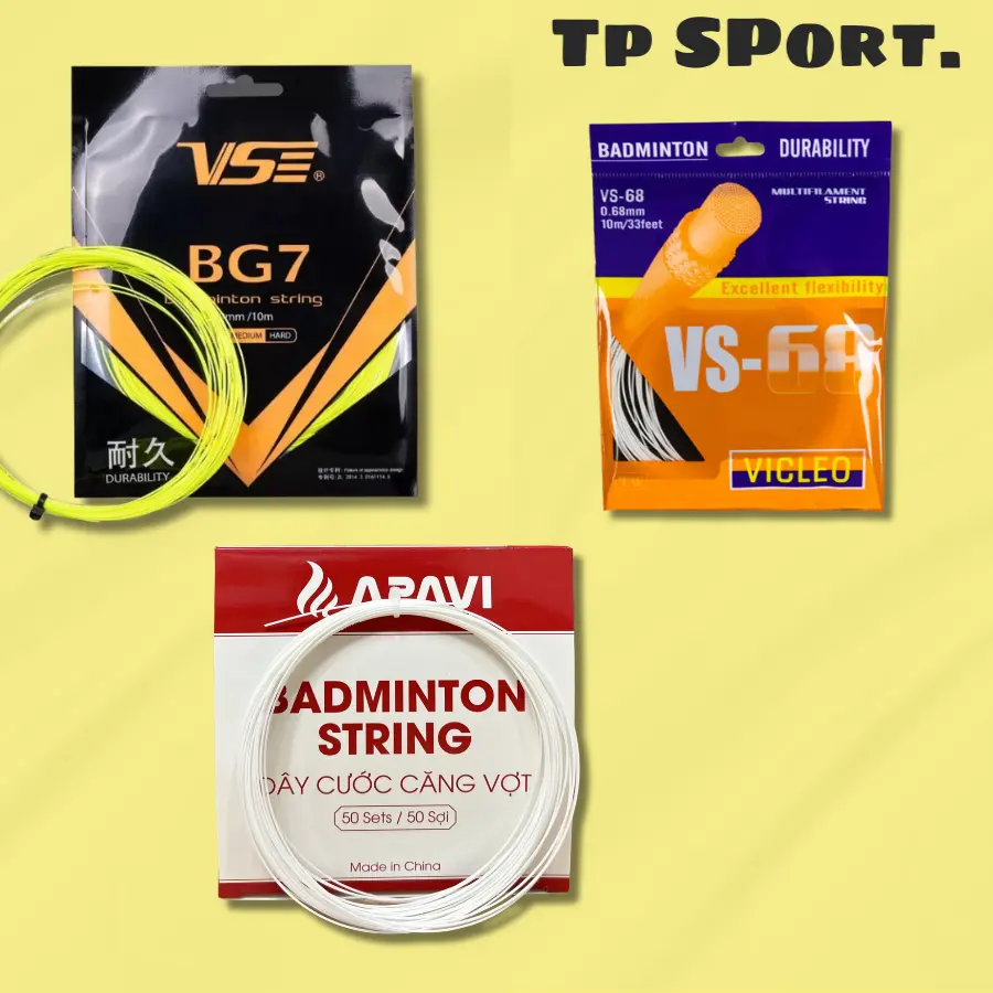 Dây Cước Căng Vợt Câu Lông VS BG7, vs 68, apavi (nhiều màu) Vợt Cầu Lông Sport