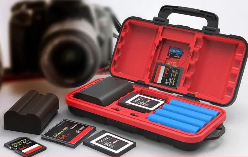 Product Introduction of Camera Battery Case Memory Card Holder Micro Sd Box Cases Storage Microsd Cards Device Computer Office Photo Studio 6