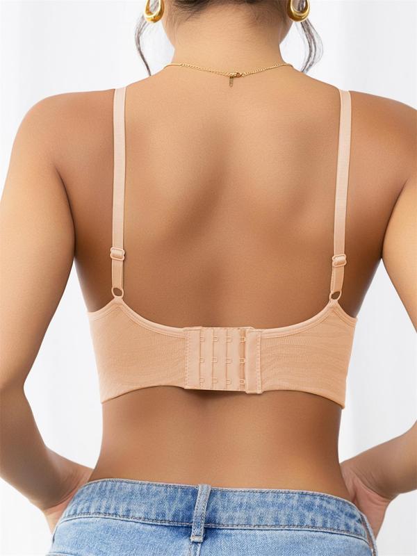 Women's Striped Pattern Wireless Bra, Comfortable Breathable Bra, Softness Lightweight Lingerie for All Seasons 8