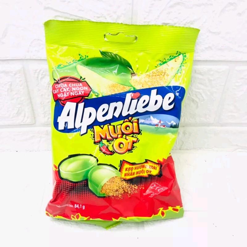 Kẹo Alpenliebe Xoài Muối Ớt thần thánh siêu hot hit Snack Candy gói nhỏ