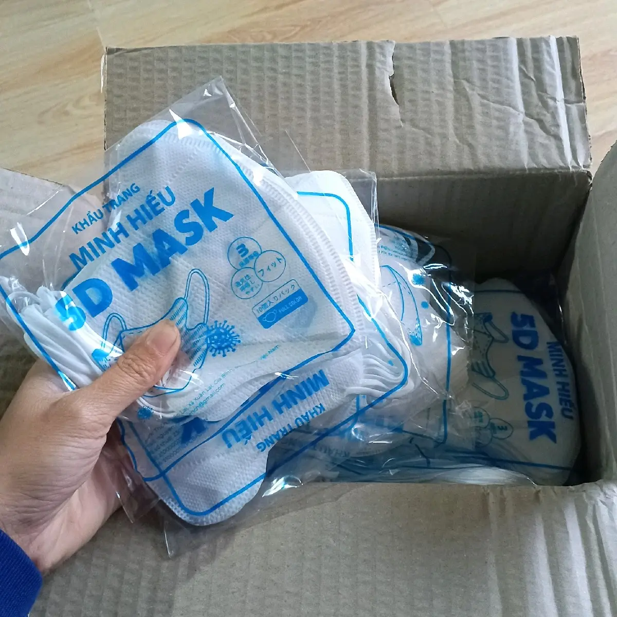 Khẩu trang 5d của nhà Minh Hiếu