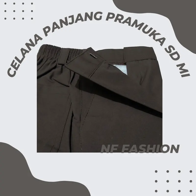 CELANA PANJANG PRAMUKA SD MI ANAK LAKI LAKI/CELANA SEKOLAH SD MI PRAMUKA ANAK LAKI LAKI Fashion 2