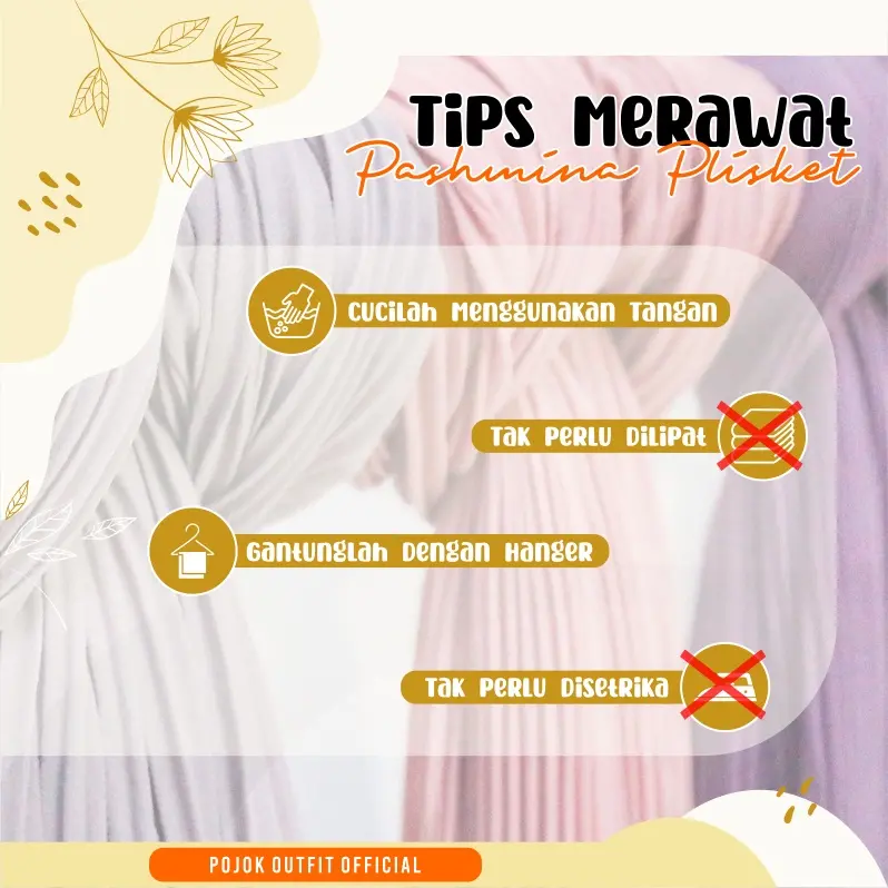 Hijab Pashmina full plisket diamond 4