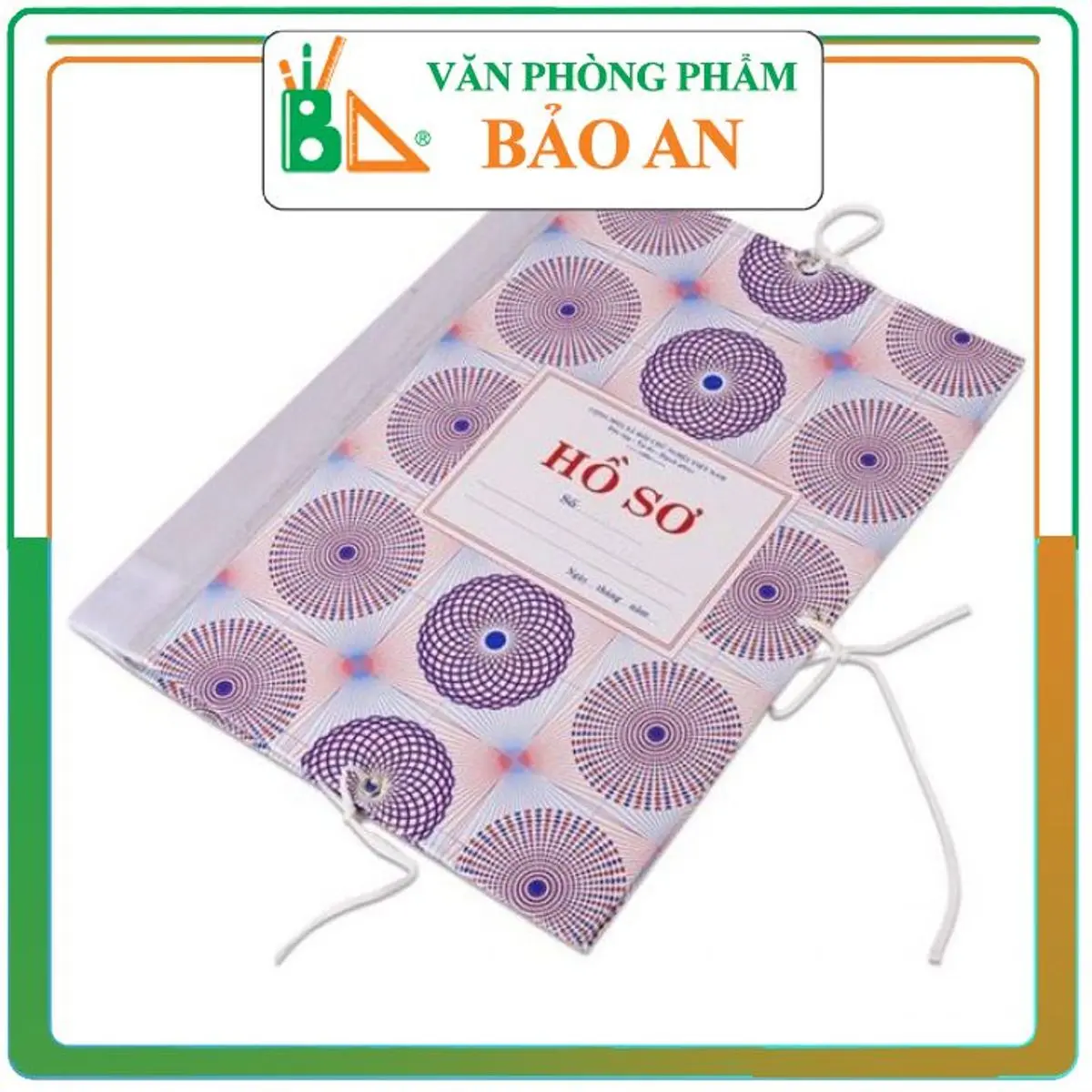 Cặp Hồ Sơ 3 Dây Giấy Gáy Vải 10 cm - Cặp 3 dây 10cm - Thích hợp cho văn phòng, trường học