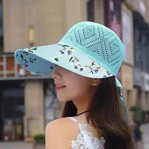 Topi Candy Wanita Perlindungan UV Gaya Outdoor Topi Pantai GOLF Dewasa Diameter 58 cm Warna Putih Hitam Abu Import Lokal