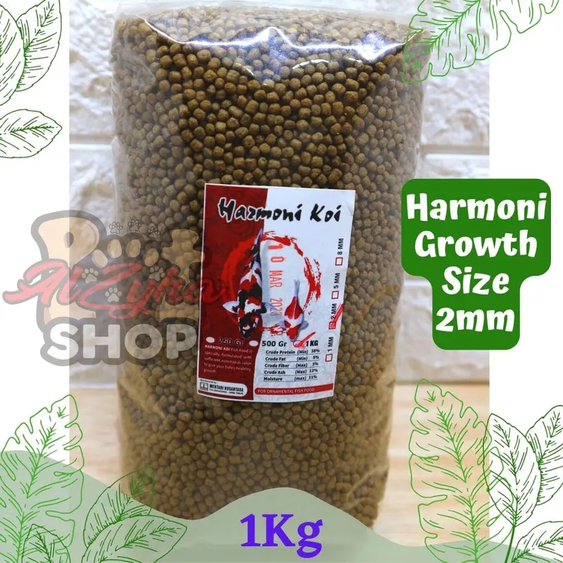 (1KG) HARMONI KOI REPACKING GROWTH & RED MAX 0