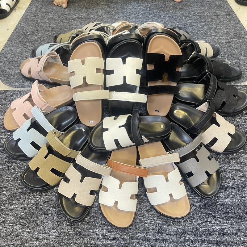 Dép nữ chữ H quai dán phong cách thời trang cá tính 15 màu - Giày dép nữ - DéP, Shoes depnuhottrend 2023