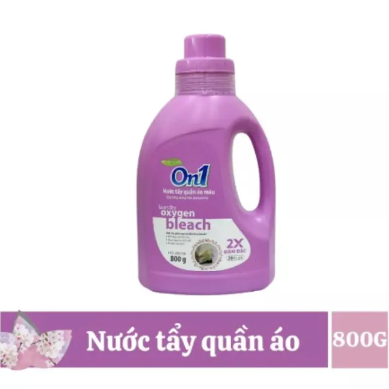 Nước tẩy quần áo màu On1 hương Purple Freshness 400g N7502 Làm Sạch khử mùi hôi ẩm mốc lưu hương thơm mát 2