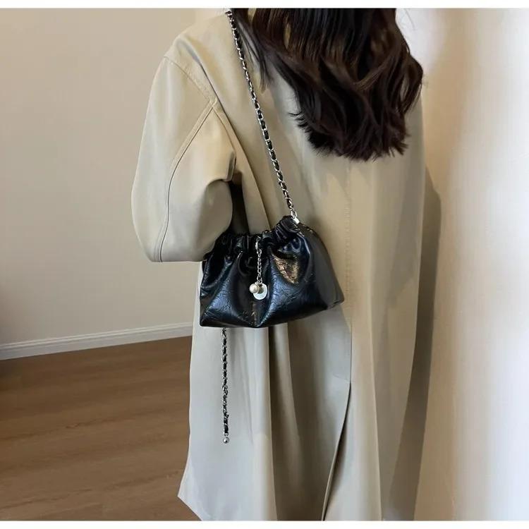 Product Introduction of Millennium Bag Women 2025 New High Sense Shoulder Bags Summer Chain Bag Fashion Bucket Bag Messenger Bags Purses Handbags 24