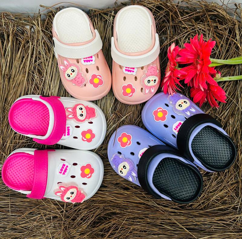 [Có Đèn] Sục Cros, Dép LaBuBu Cho Bé Trai Bé Gái Có Đèn Nhấp Nháy Đế Mềm Êm Chân Mẫu mới 2025