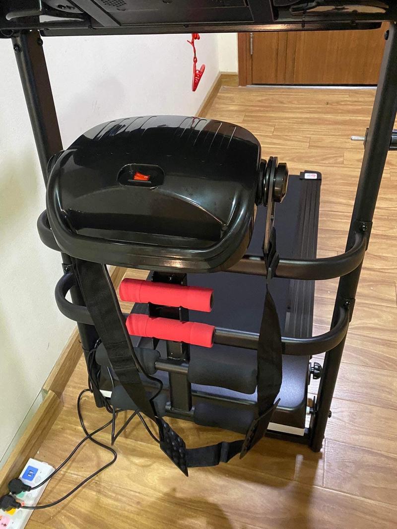 Product Introduction of Máy chạy bộ đa năng A7AB SPORT, kèm đai massage và tạ tay. máy  chạy phd tại nhà Tập Gym đi may chay bo tai nha thể dục 39