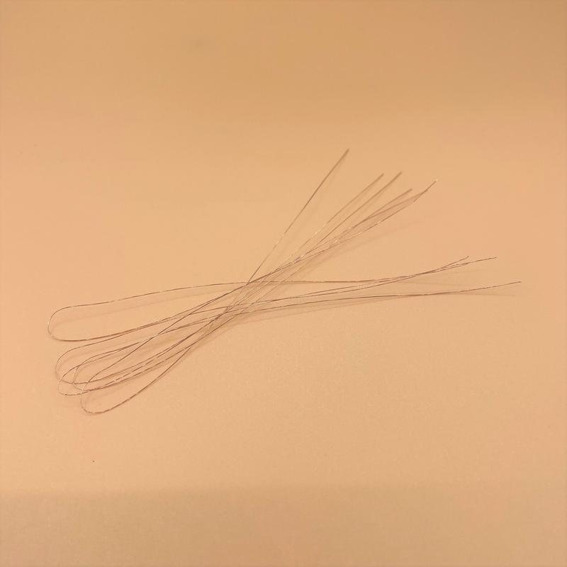 3 Kim xâu vòng tay chuỗi hạt / xỏ hạt cườm bằng dây đồng mỏng 0.15mm phù hợp xâu vòng lỗ bé - PKKIMXAU01