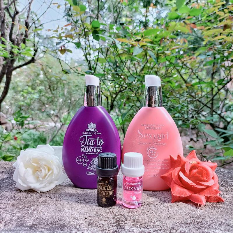 { ComBo 2 Set } 1 Set Dung Dịch Tím Bạc Tặng 1 Set Dung Dịch Sexy Girl Kèm 2 Chai Nước Hoa Mini