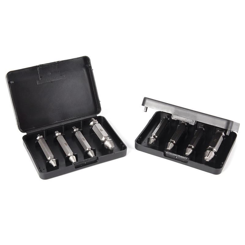 Product Introduction of 4PCS Speed Out Screw Extractor Drill with Box Bits Tool Broken Damaged Remover 33