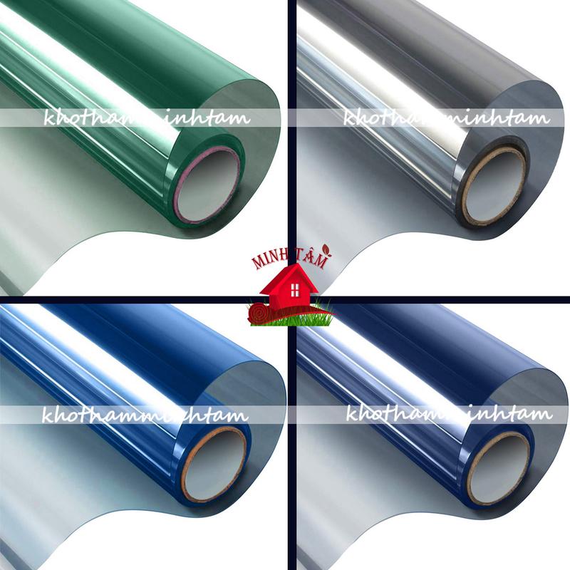 Giấy decal dán kính chống nắng nóng UV , phim cách nhiệt cửa sổ decan phản quang cho cửa kính chống nhìn trộm Decor Decor Phòng