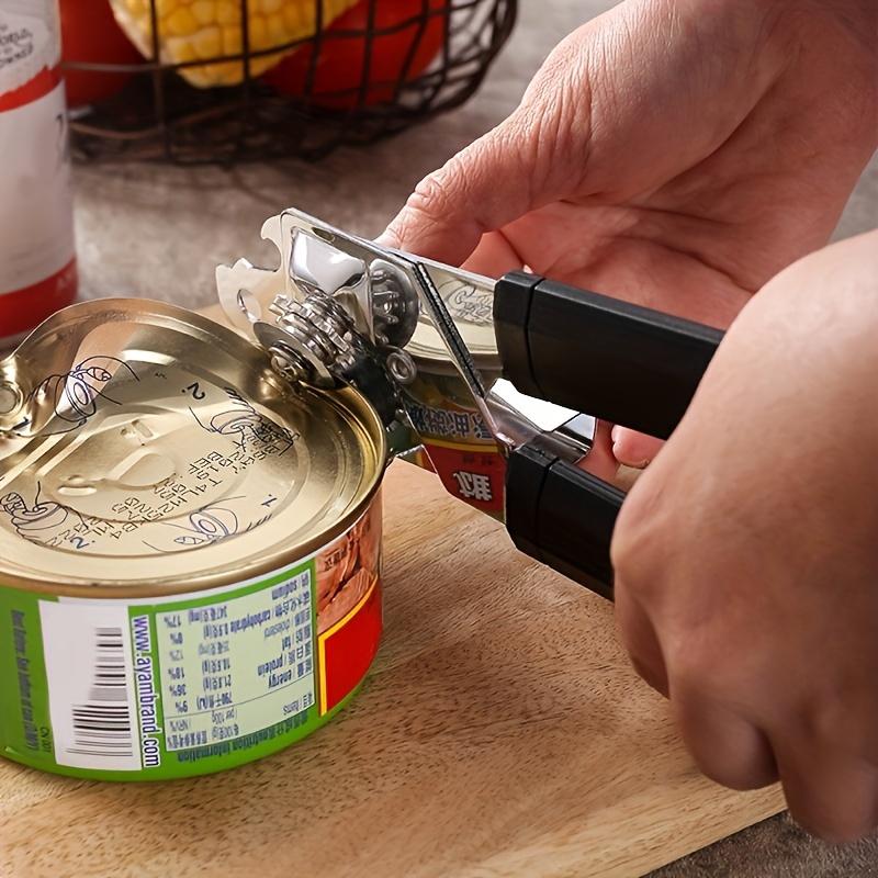 Product Introduction of 3-in-1 Stainless Steel Manual Can Opener - Strong, Multi-Function Jar & Bottle Opener for Kitchen and Dining 2