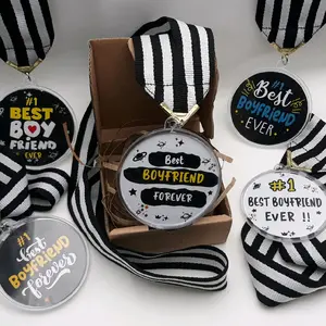 Kado Unik Medali Custom Satuan Akrilik Souvenir Hadiah Pacar Ayah Ibu Sahabat Ulang tahun