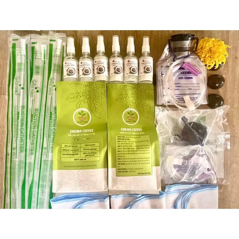 Bột cà phê nâu hữu cơ Linh Chi chuyên dụng thải độc đại tràng ( dạng bột truyền thống) 6