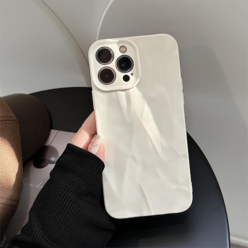 Product Introduction of Ốp Điện Thoại Xếp Ly, Nhạy Cảm Với Da, Dành Cho Apple 15Promax, 13, Iphone12 Đơn Giản, Cao Cấp, 14 Bao Gồm Tất Cả, Xr Mềm Phụ Kiện 4