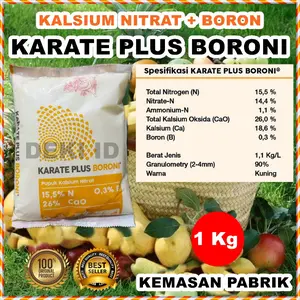 Pupuk Meroke Karate Plus Boroni 1 Kg Kalsium Nitrat Boron Kemasan Pabrik