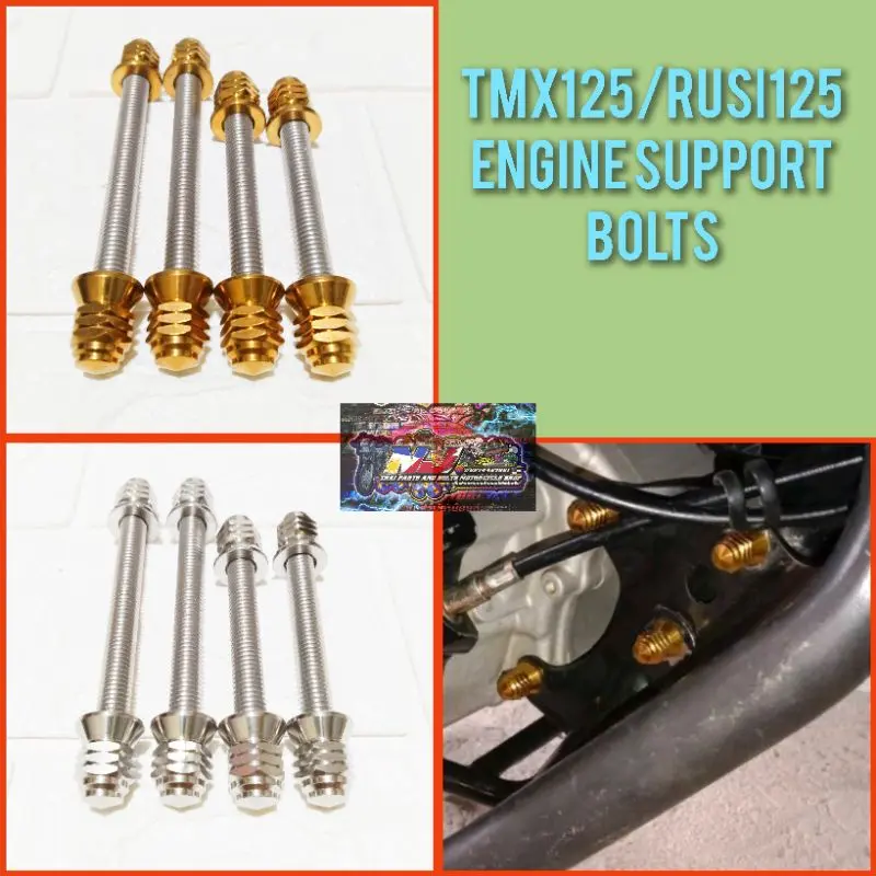 TMX 125 RUSI 125 ENGINE SUPPORT NUT SETS(4PCS) - TikTok Shop Philippines