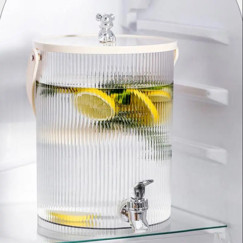 Water Dispenser with Faucet, Refrigerator Water Dispenser, Water Jug with Faucet, Drinking Supplies for Home Office Party, Kitchen