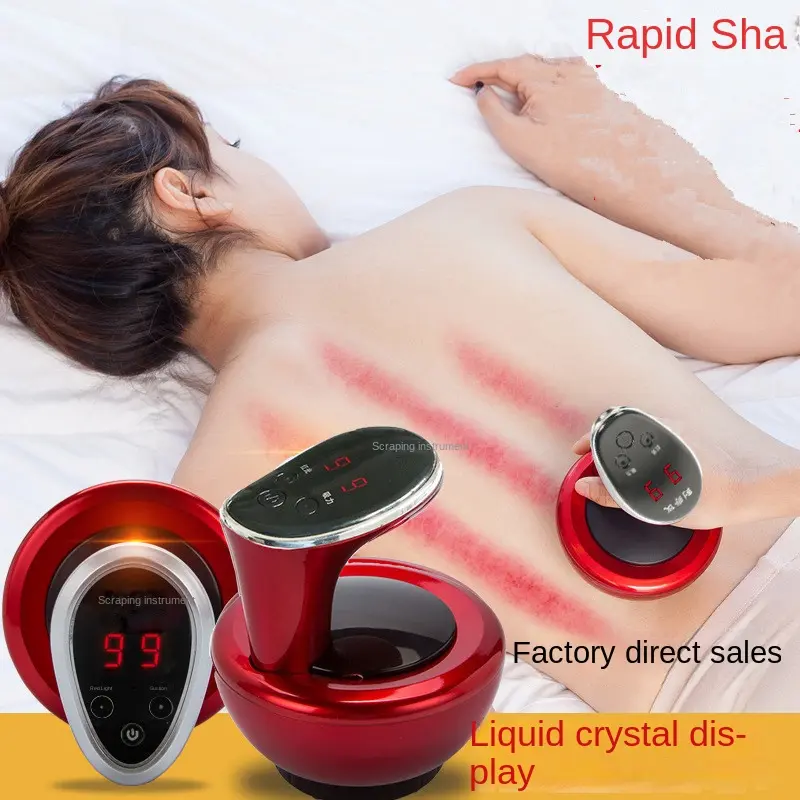 Electric scraping device, massage device, cupping device Comfort