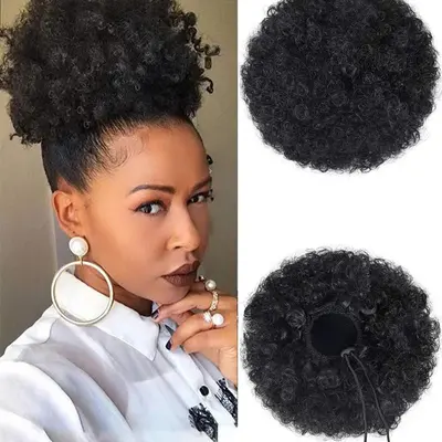 Curly weave bun hairstyles best sale