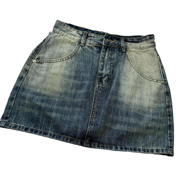  NQ_Jeans Chân Váy Jean Chất Không Co Giãn DÀI 39CM CV07 Women 